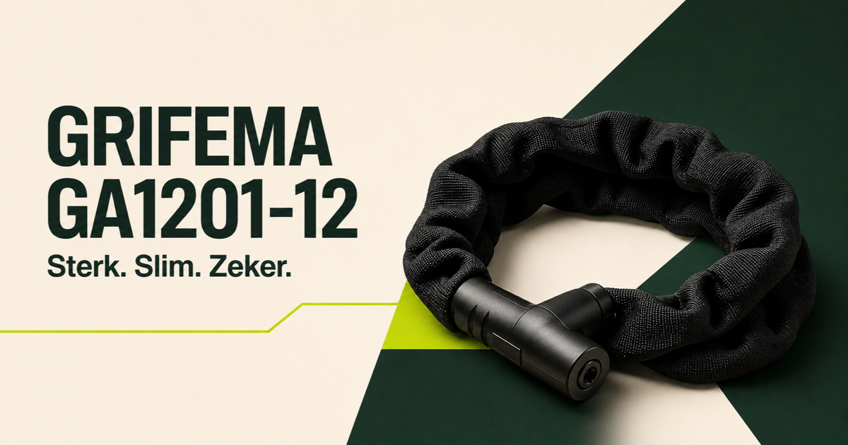 GRIFEMA GA1201-12 kettingslot | Sterk fietsslot voor elke dag
